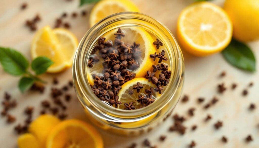 Using a clove and lemon infusion restores youthful glow and fights skin fatigue naturally