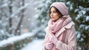 Baby pink is the frosty shade bringing a fresh feel to your winter wardrobe