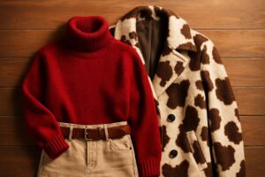 From cherry-red roll-necks to cow-print coats, these wardrobe heroes will help you nail the season’s top trends