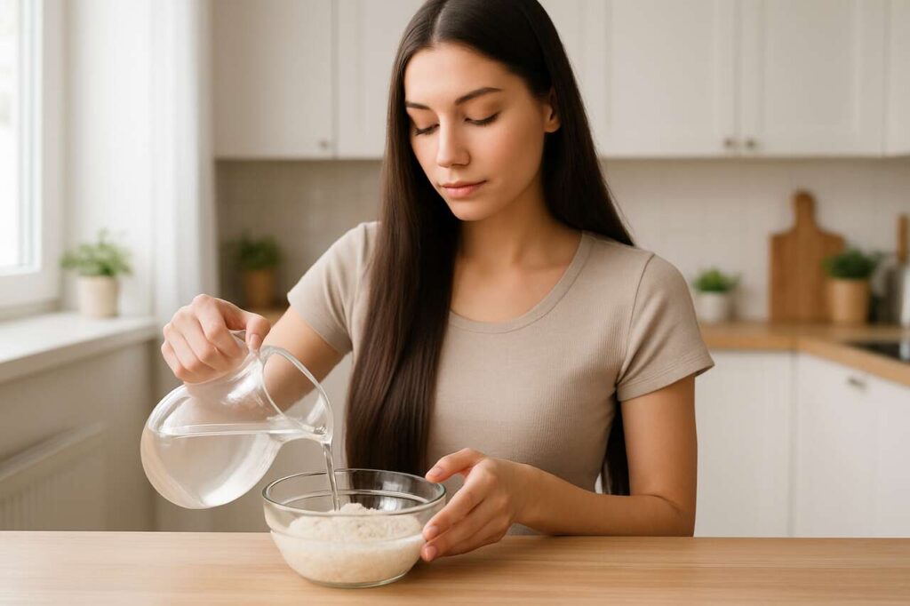 The rice water rinse that doubles hair growth speed : how fermented starch feeds follicles